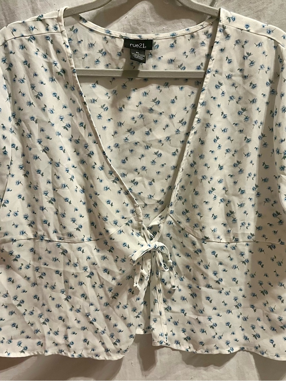 Floral Tie Top